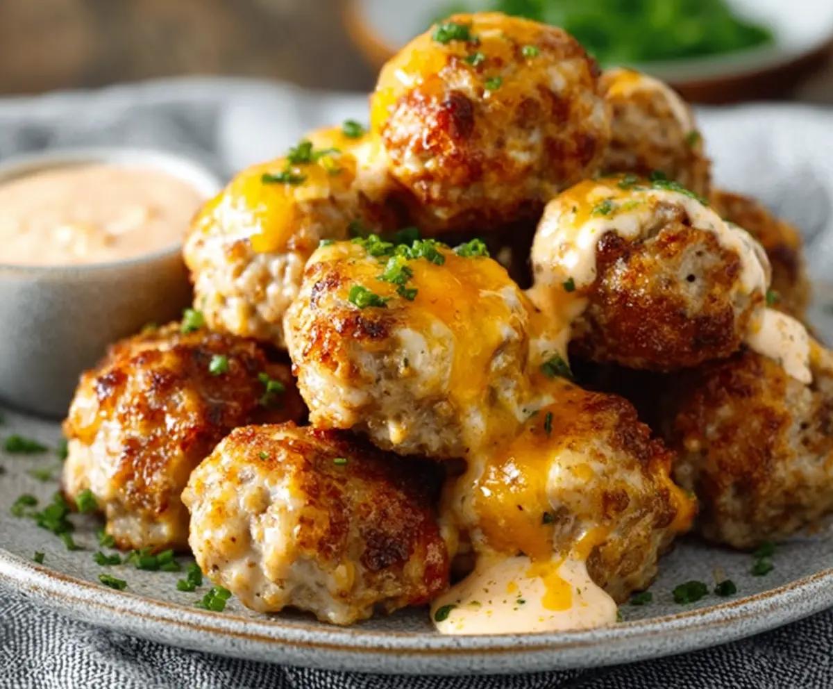 Spicy Rotel Sausage Balls