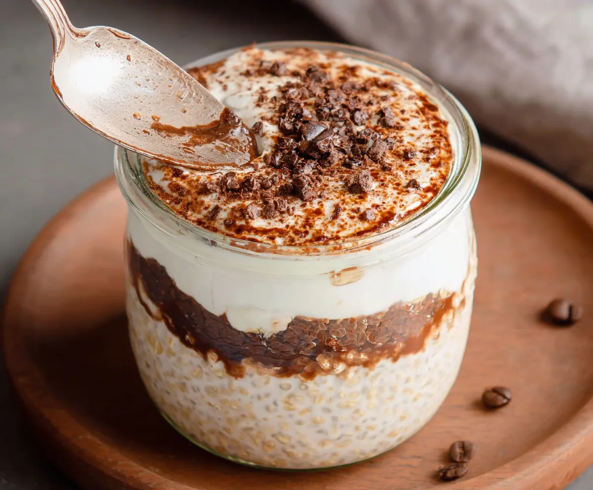 Easy Tiramisu Overnight Oats