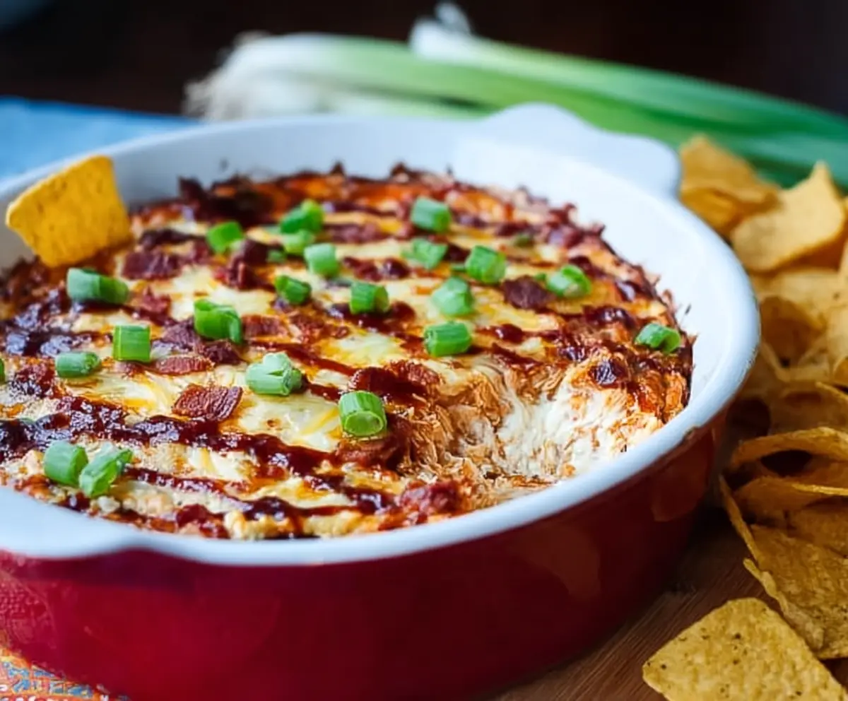 Easy BBQ Chicken Dip Recipe