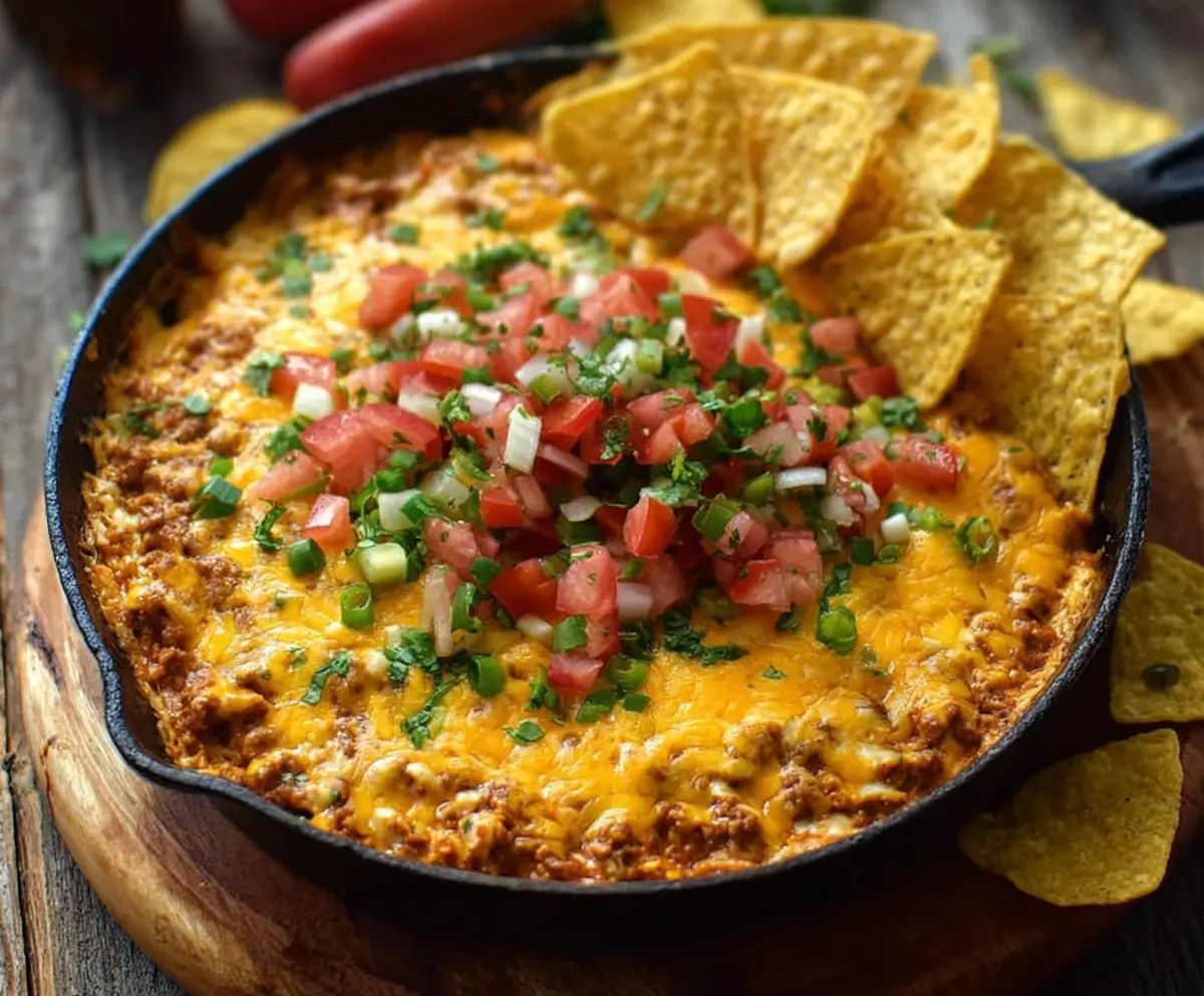 Bold Cheesy Texas Trash Dip Recipe