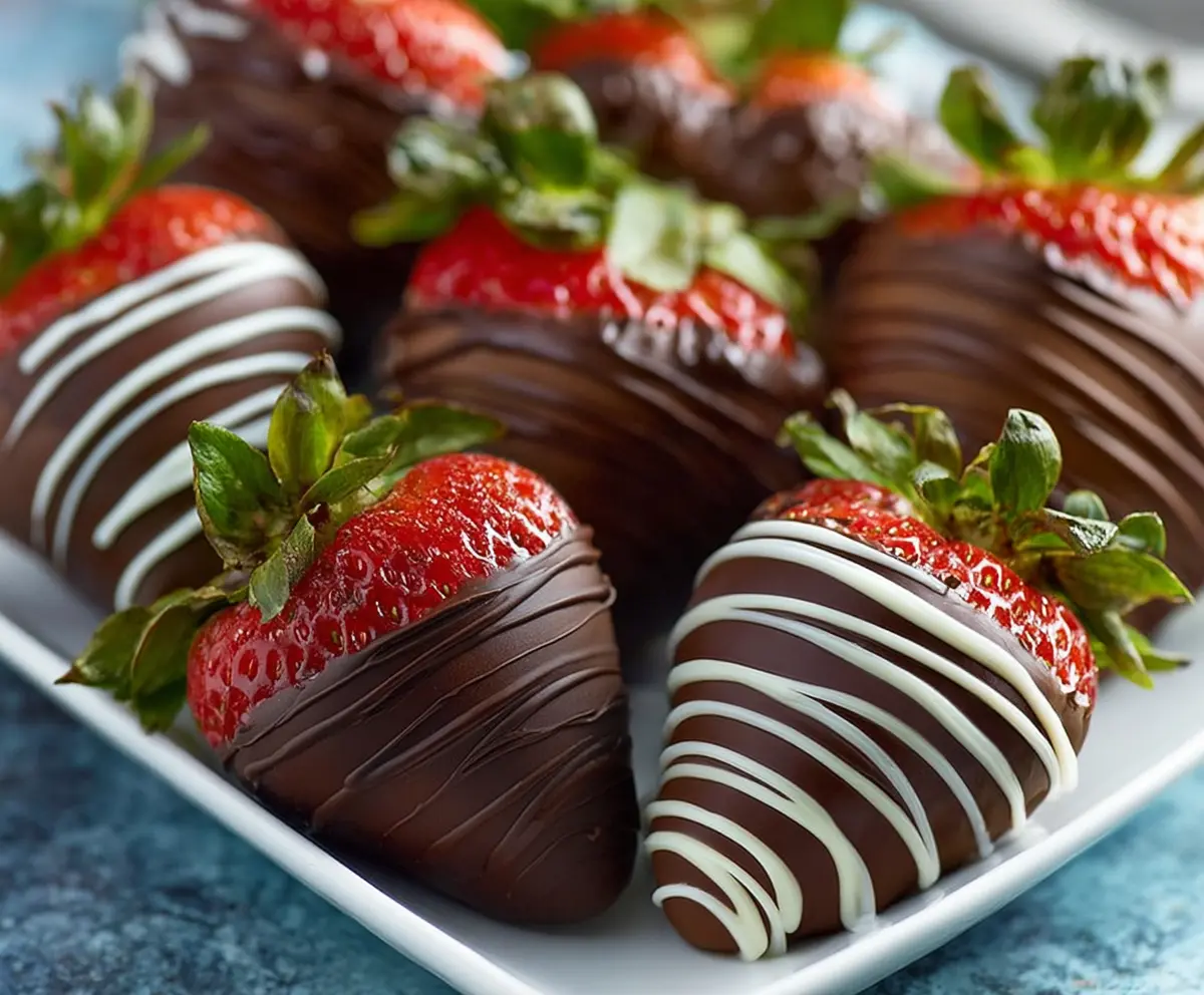Easy Chocolate Covered Strawberries