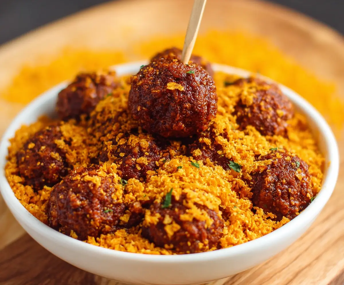 Easy Dorito Meatballs Recipe