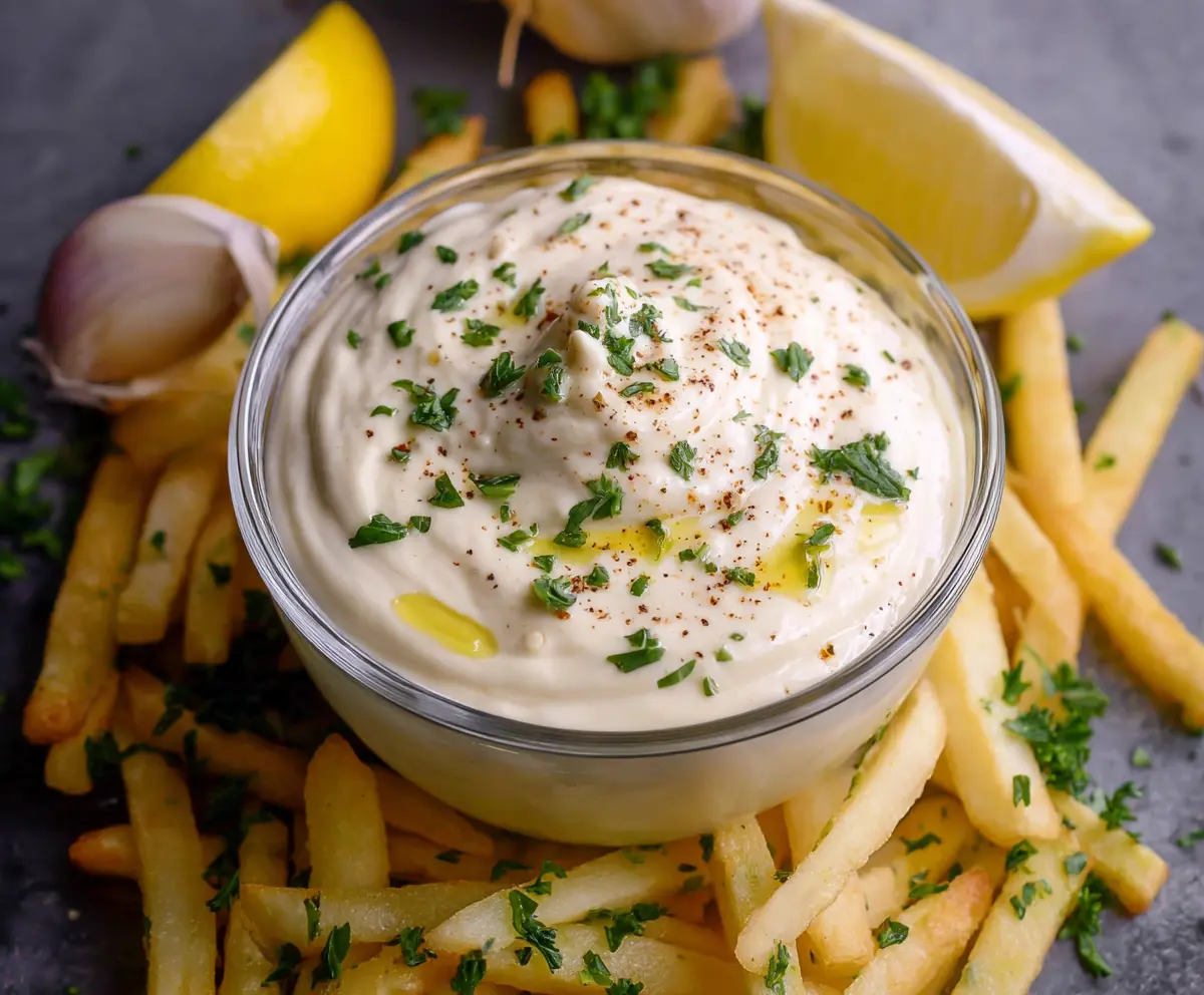 Easy Garlic Aioli Sauce Recipe