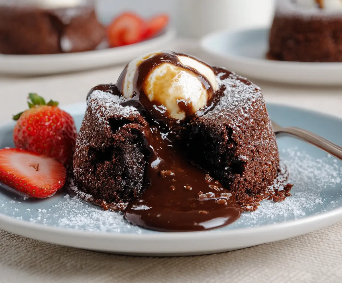 Easy Molten Chocolate Lava Cakes