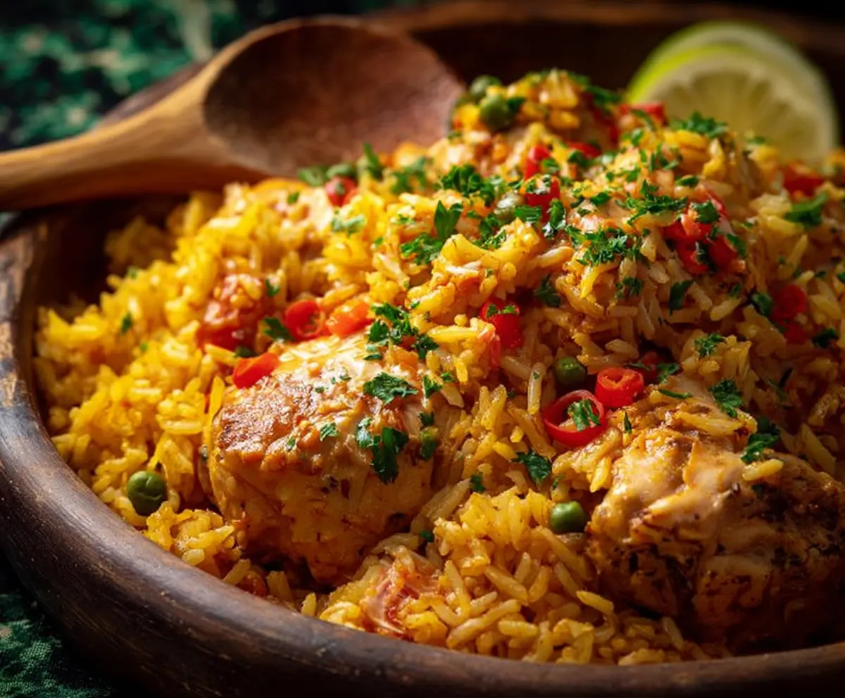 Easy Portuguese Chicken & Rice