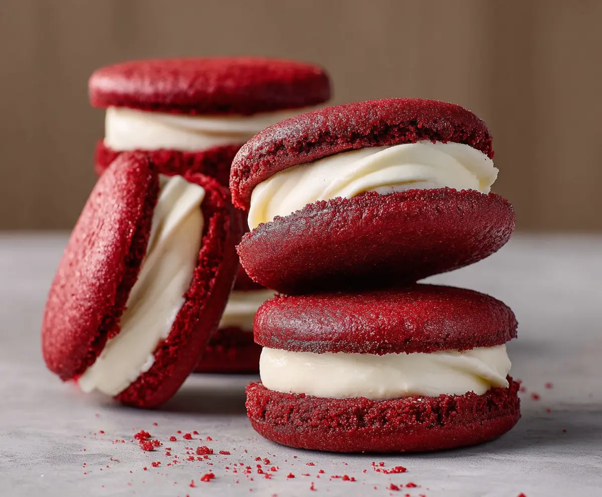 Red Velvet Sandwich Cookies Recipe