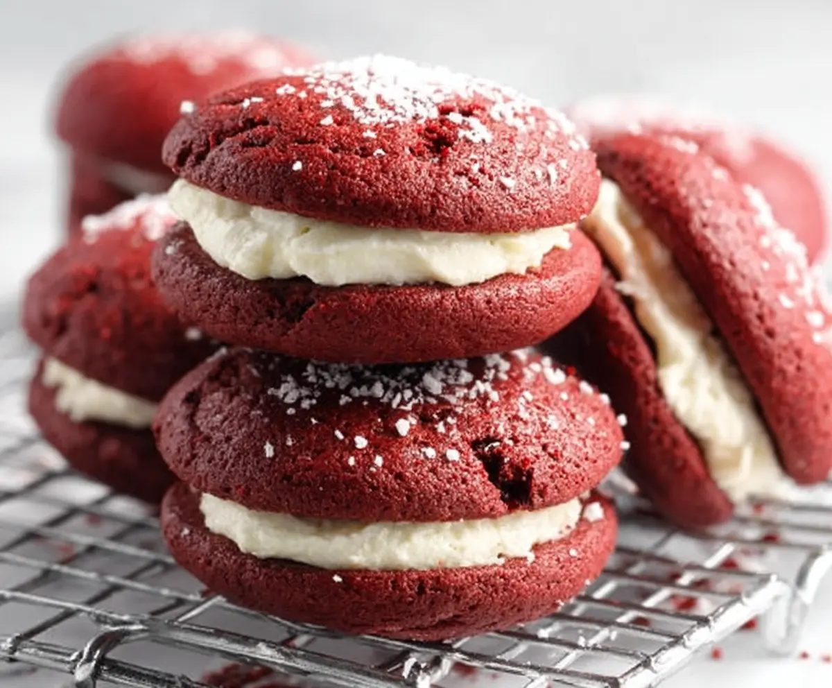 Easy Red Velvet Whoopie Pies Recipe