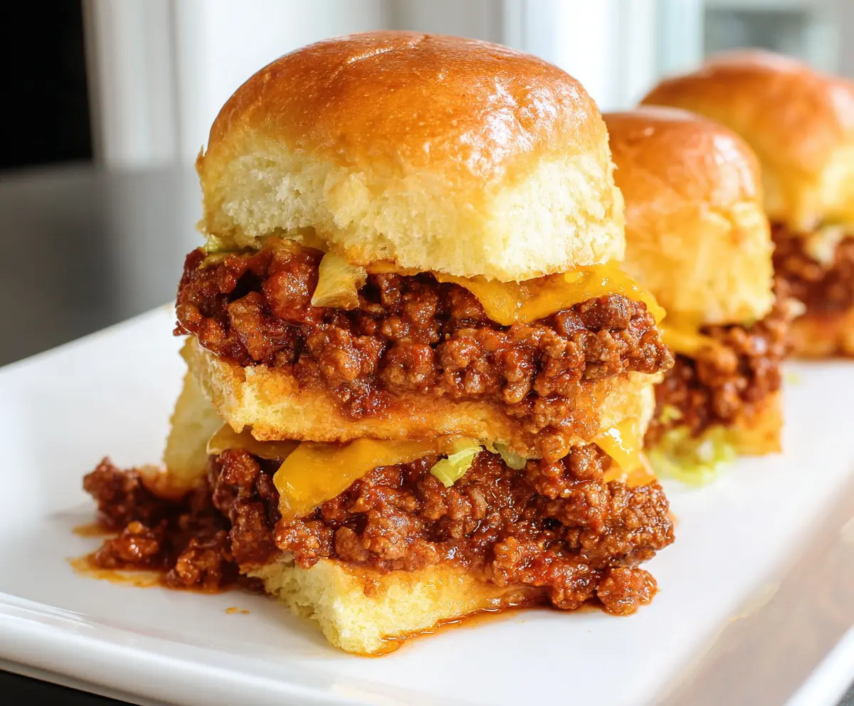 Easy Sloppy Joe Sliders Recipe