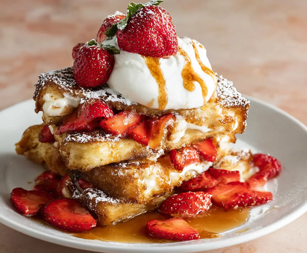 Strawberries & Cream French Toast