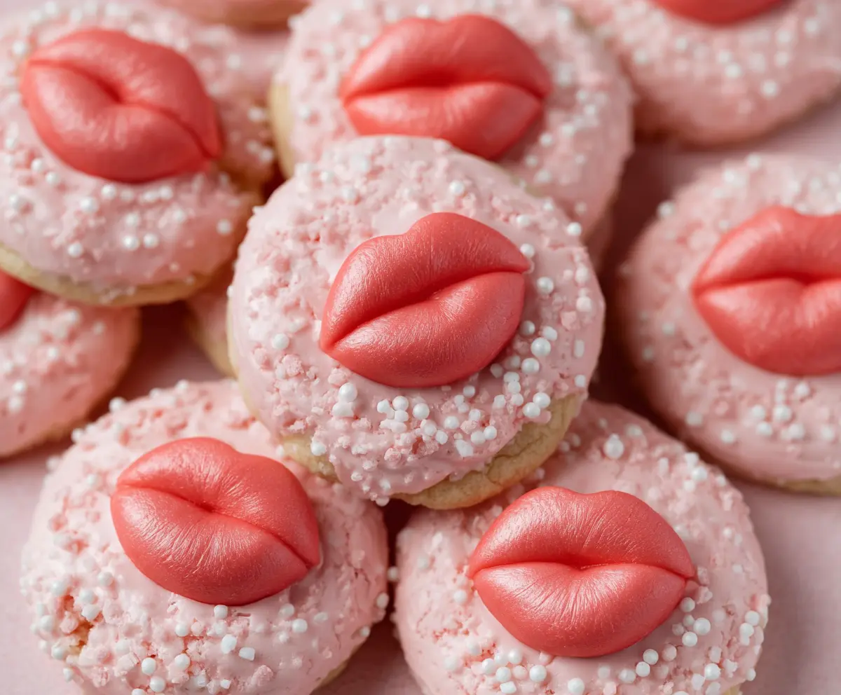Strawberry Kiss Cookies Recipe
