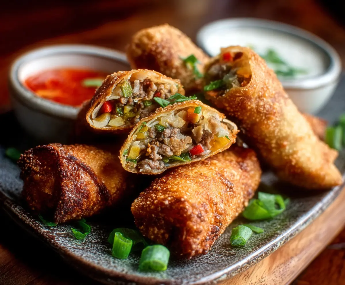 Crispy Voodoo Egg Rolls Recipe