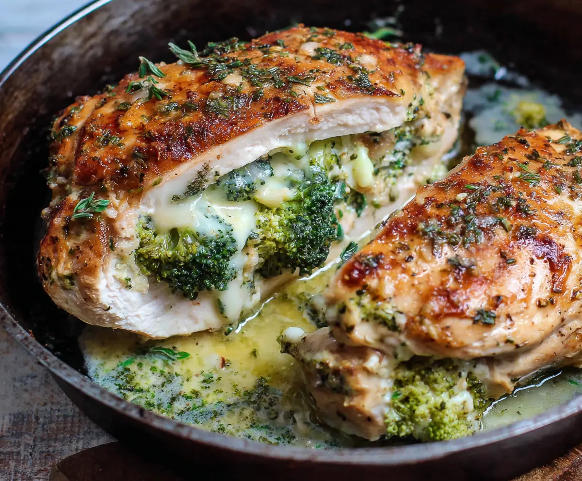 Easy Broccoli Stuffed Chicken Recipe