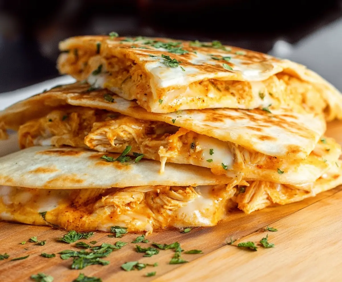 Easy Cheesy Chicken Quesadillas