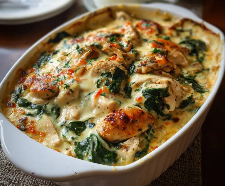 Chicken and Spinach Casserole