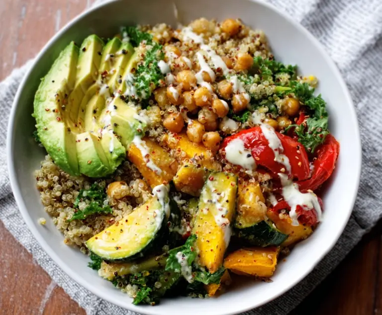 Clean Eating Quinoa Veggie Bowl