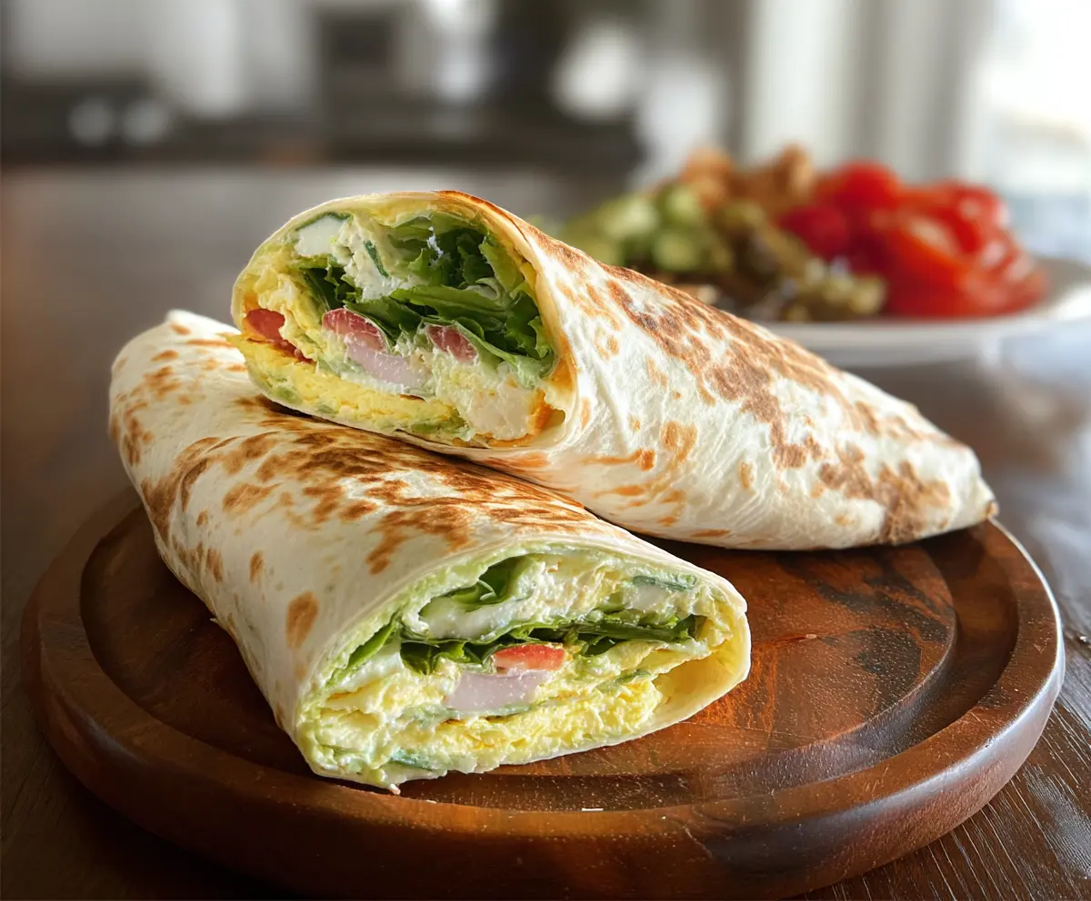Easy Cottage Cheese Breakfast Wrap