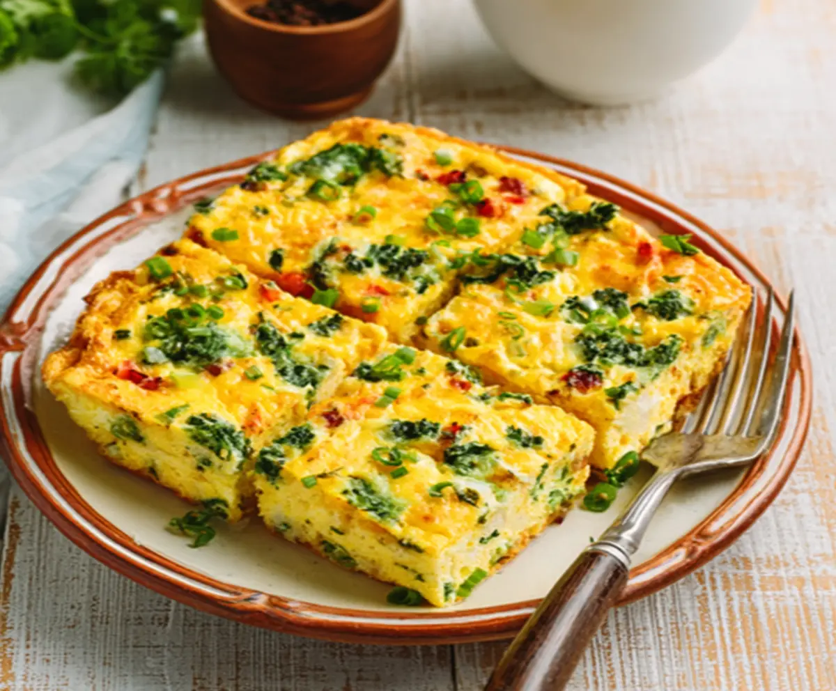 Easy Cottage Cheese Egg Bake