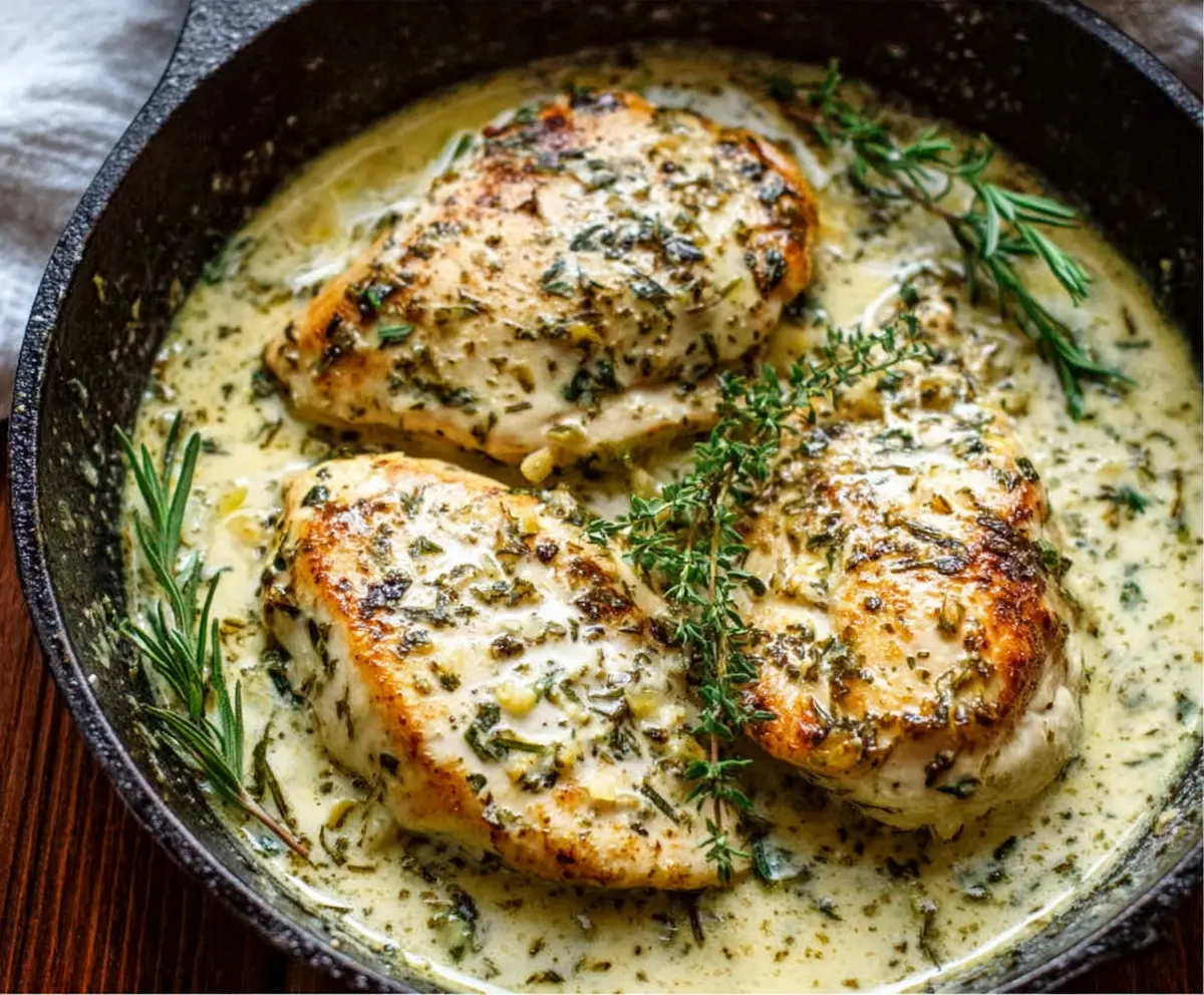 Creamy Herb Chicken Recipe