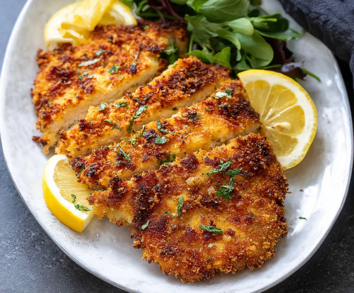 Crispy Air Fryer Chicken Milanese