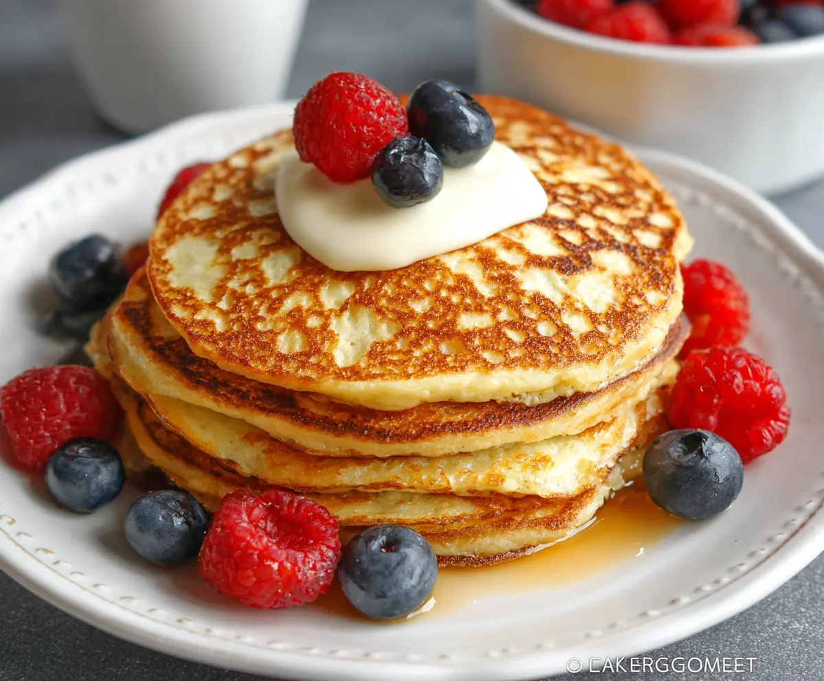 Easy High-Protein Cottage Cheese Pancakes