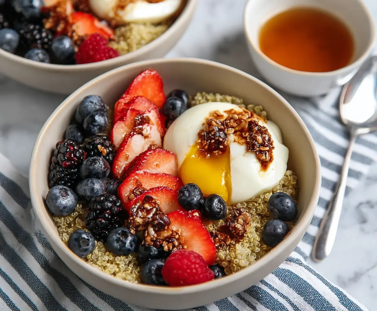 Healthy Quinoa Breakfast Bowls