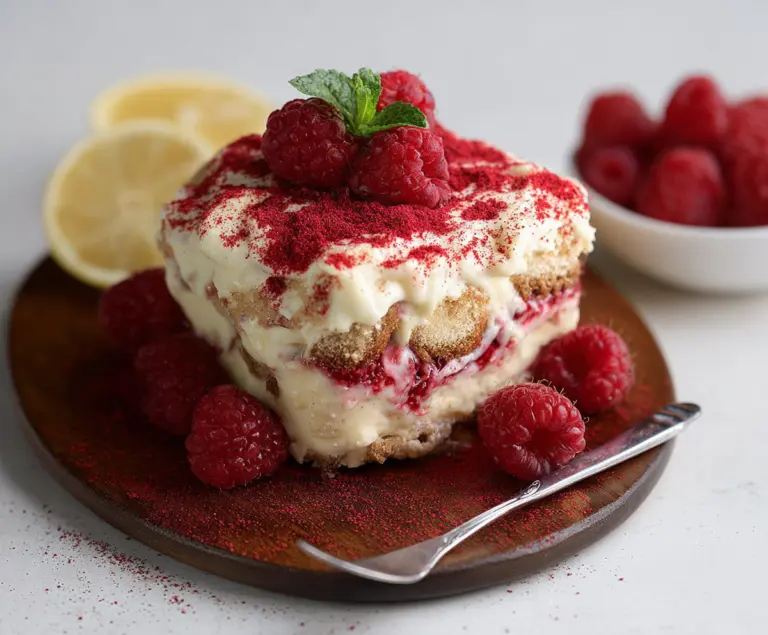 Raspberry Tiramisu