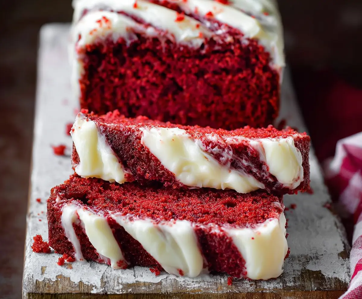Easy Red Velvet Loaf Cake Recipe