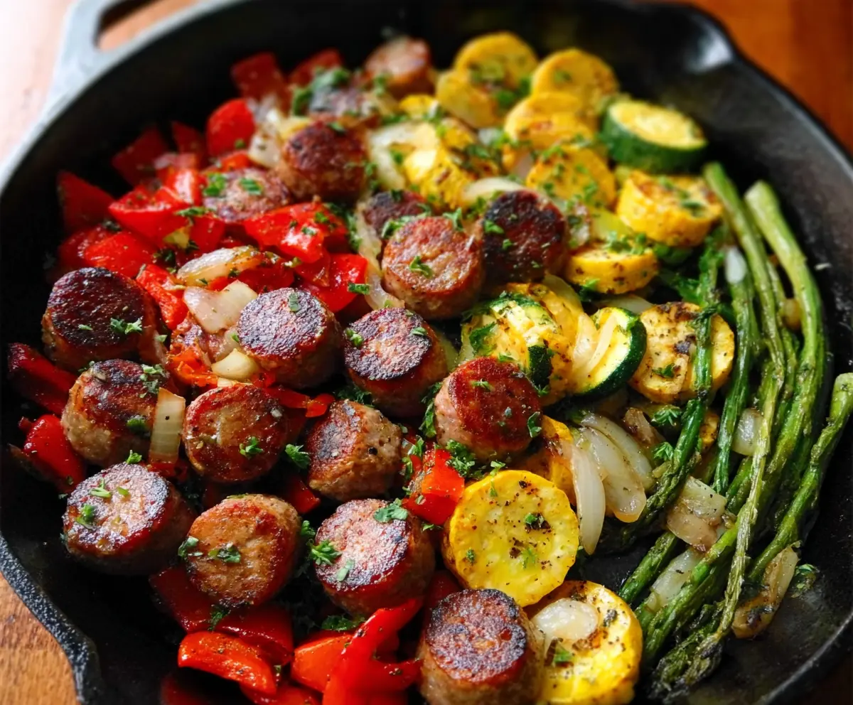Easy Sausage and Veggie Skillet