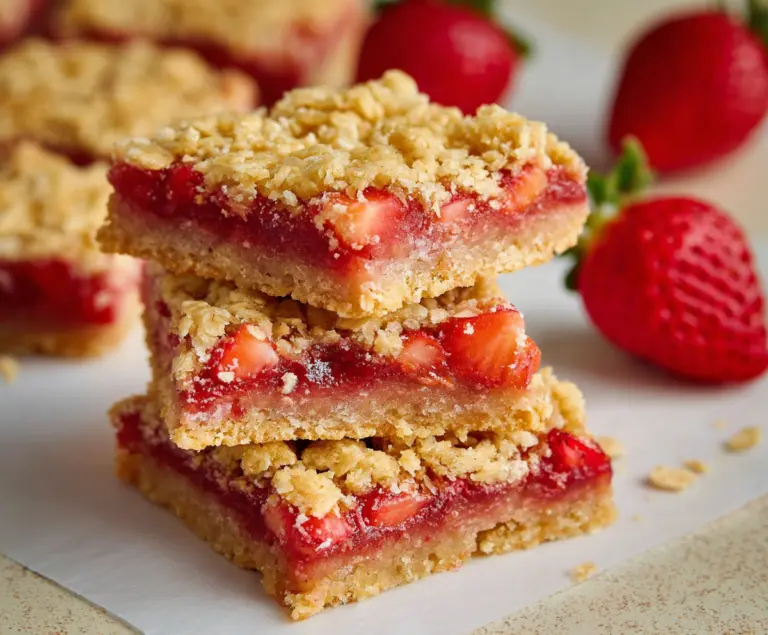 Strawberry Oatmeal Bars