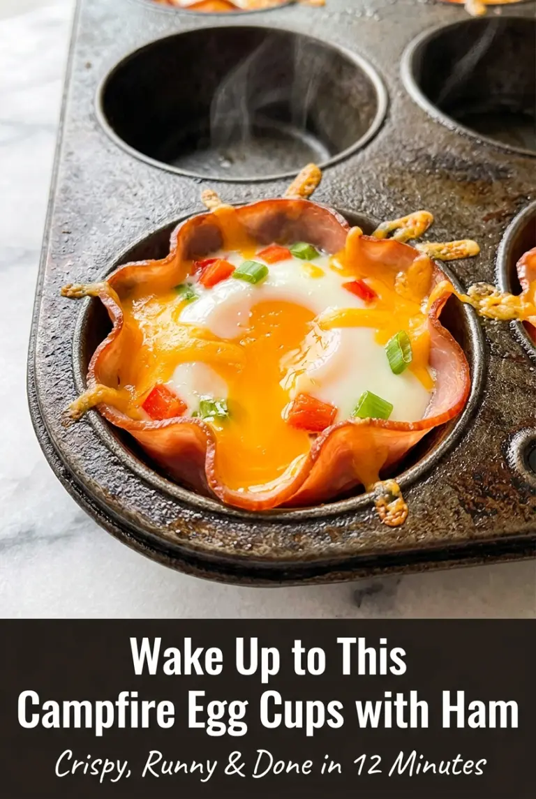 Campfire Egg Cups with Ham