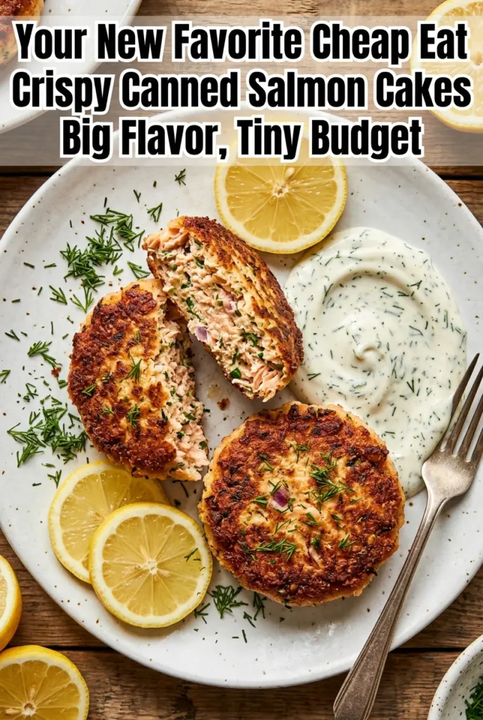 Crispy Canned Salmon Cakes