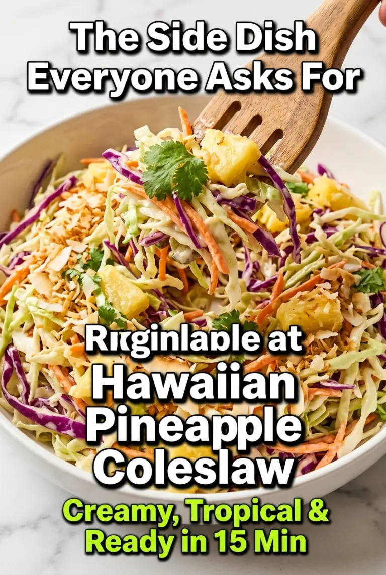 Hawaiian Pineapple Coleslaw