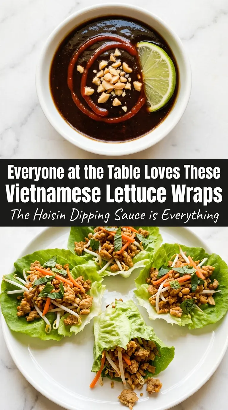 Vietnamese lettuce wraps savory crunchy fresh