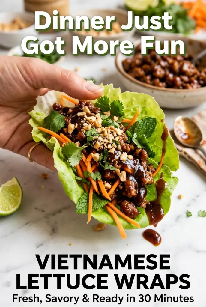 Vietnamese Lettuce Wraps