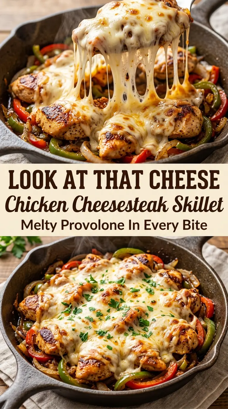 Chicken Cheesesteak Skillet