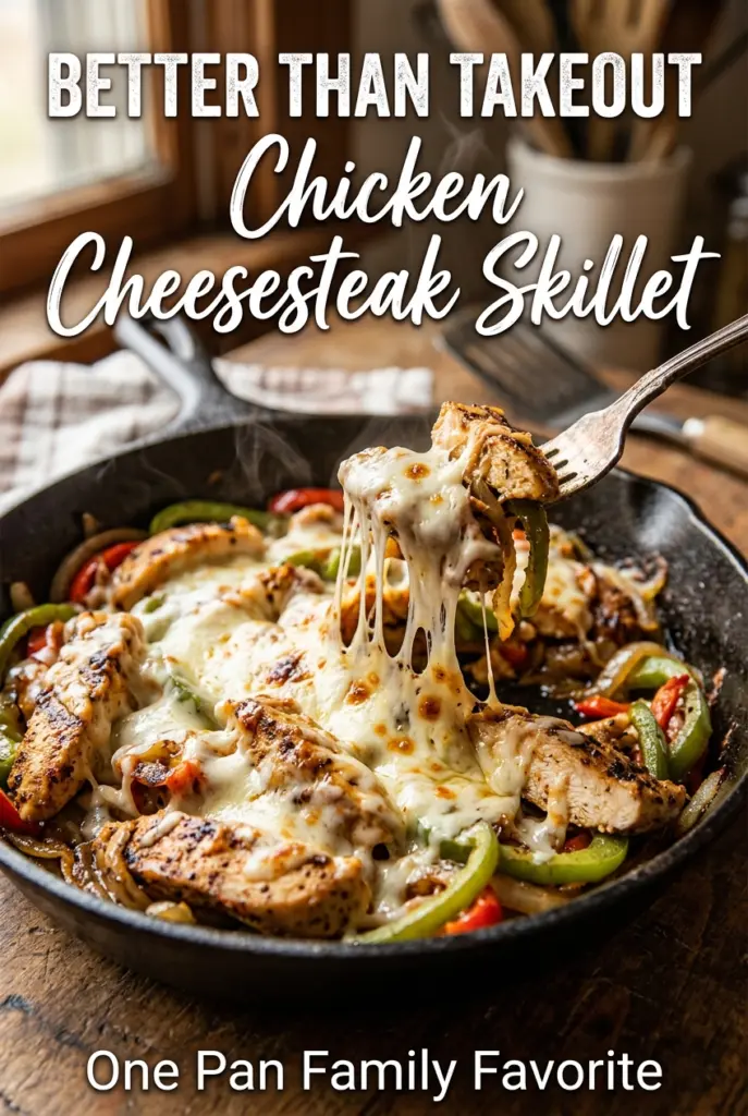 Chicken Cheesesteak Skillet