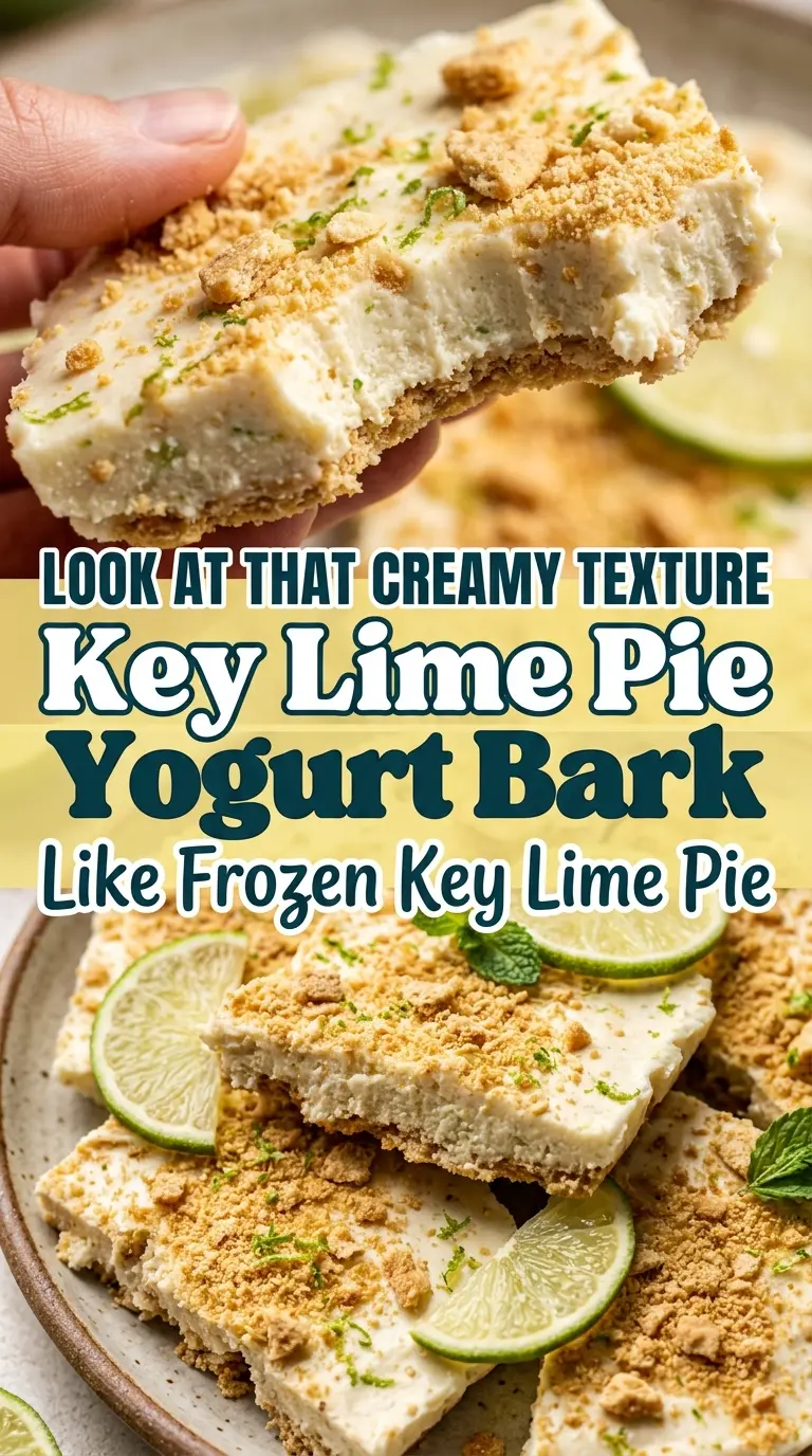 Key Lime Pie Yogurt Bark creamy citrus crunchy