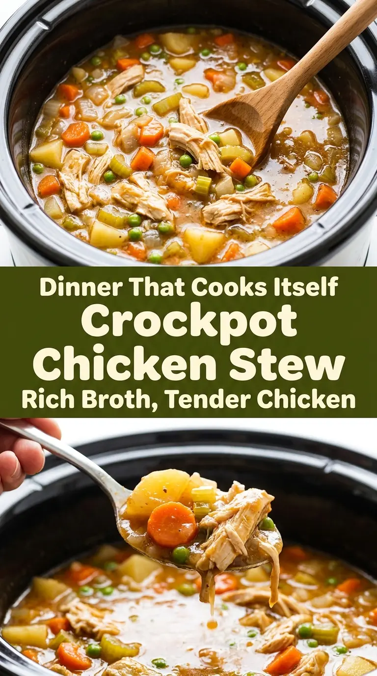 Crockpot Chicken Stew hearty savory comforting
