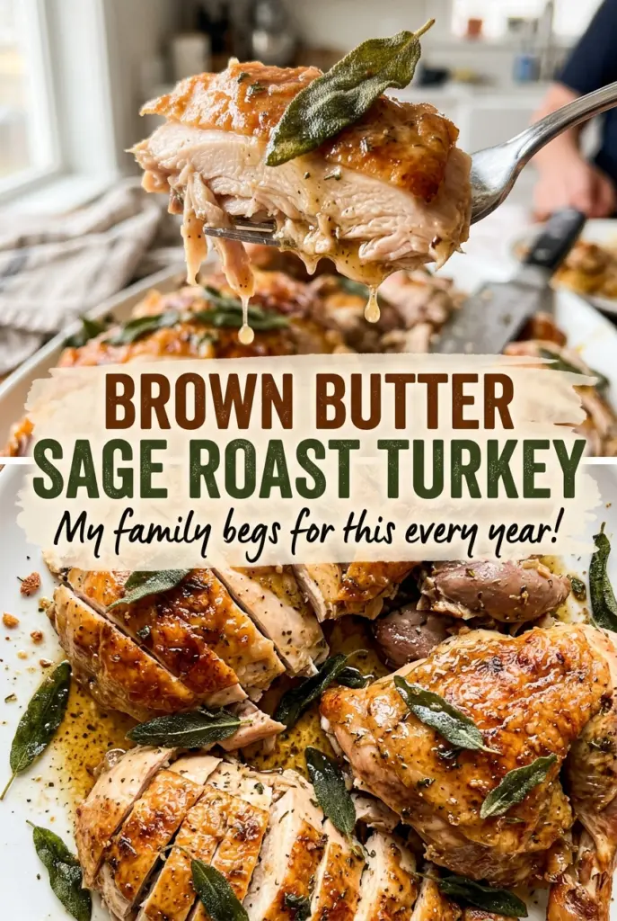 Brown Butter Sage Roast Turkey