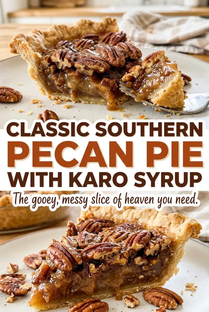 Classic Southern Pecan Pie with Karo Syrup