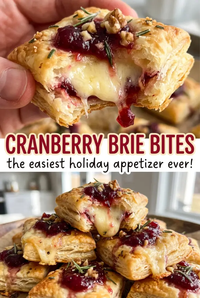 Cranberry Brie Bites