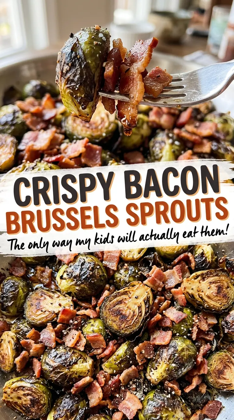 Crispy Bacon Brussels Sprouts crisp bacon topping