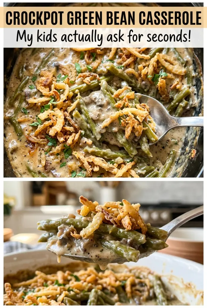 Crockpot Green Bean Casserole