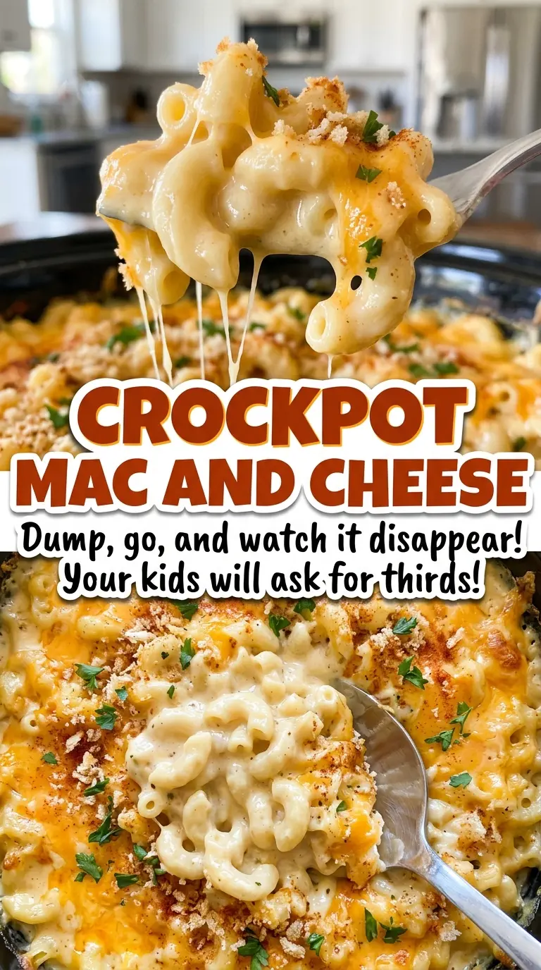 Crockpot Mac and Cheese creamy cheesy