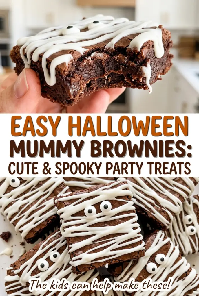 Easy Halloween Mummy Brownies: Cute & Spooky Party Treats