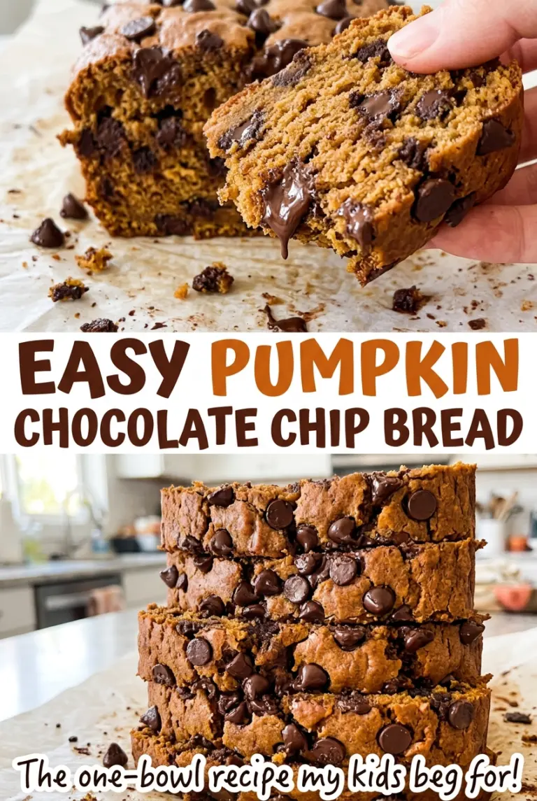 Easy Pumpkin Chocolate Chip Bread Recipe (Ultra-Moist!)