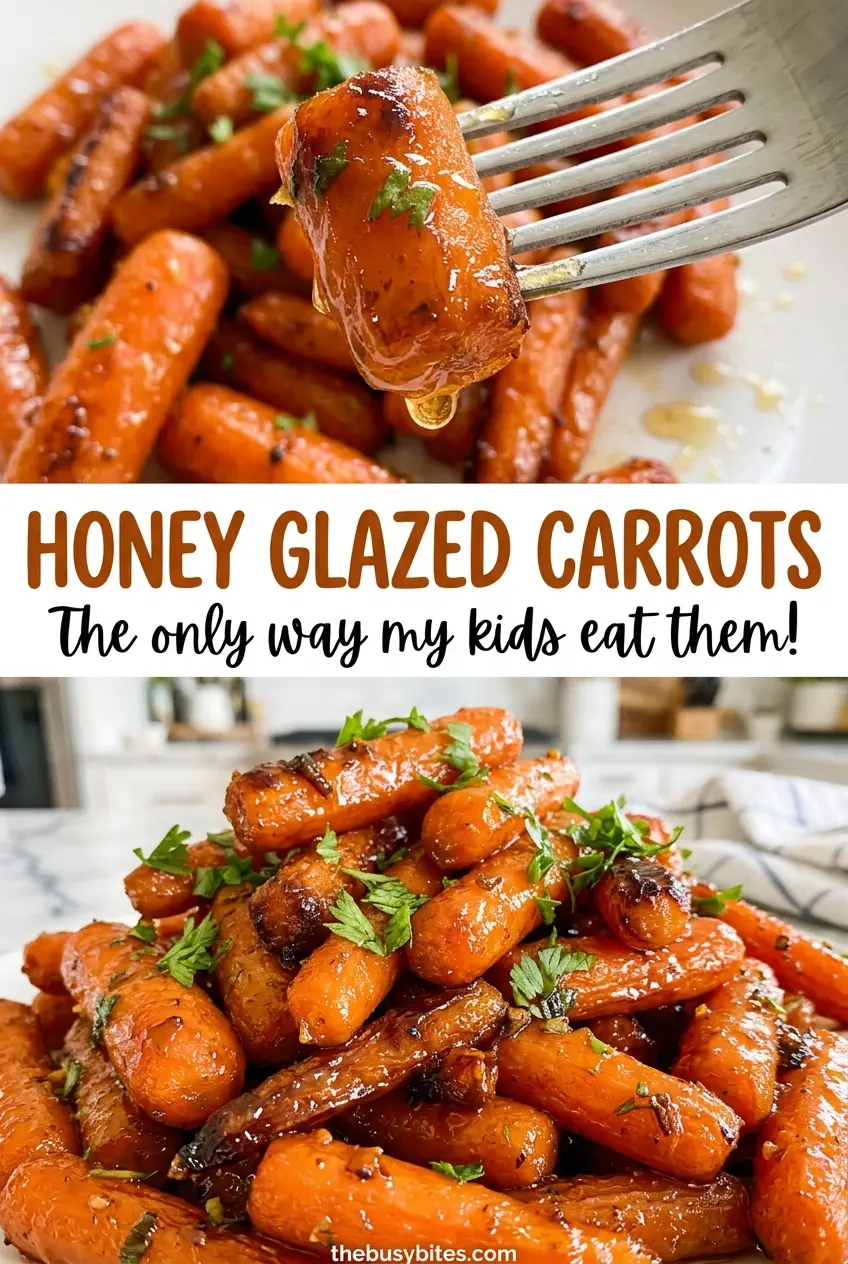 Honey Glazed Carrots glossy tender slices