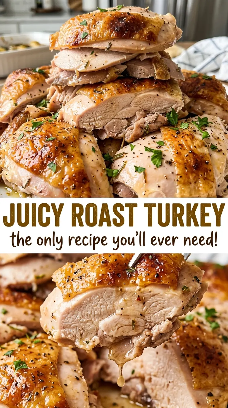 Juicy Roast Turkey lemon thyme aromatics