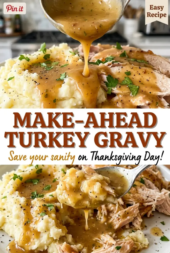 Make-Ahead Turkey Gravy