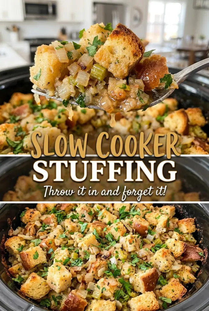 Slow Cooker Stuffing